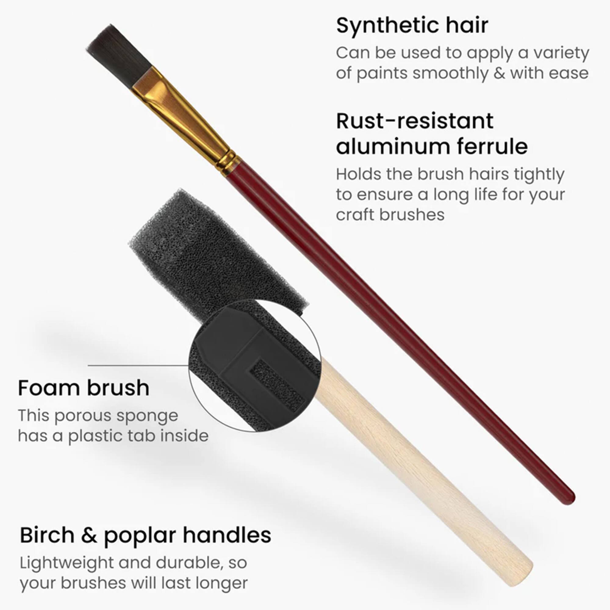 Arteza® 35-Piece Craft Brush Set